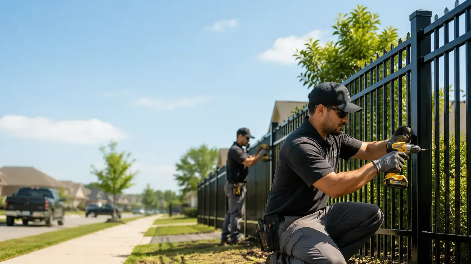 Metal Fence Installation in Amelia, LA
